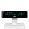VIRTUOS FV-2030W bílá / zákaznický displej / VFD / 2x20 9 mm / USB (EJG1004)