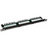 SOLARIX 19" patch panel Solarix 24xRJ45 CAT5E UTP s vyvazovací lištou černý 0,5U SX24HD-5E-UTP-BK 24000144