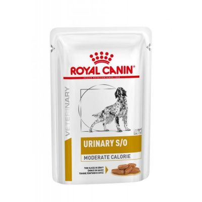 ROYAL CANIN Veterinary Health Nutrition Dog Urinary S/O Moderate Calorie kaps. 12x100g