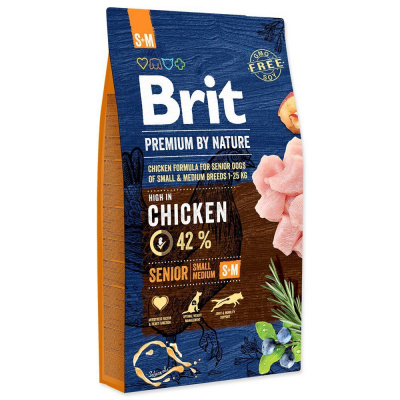 Vafo BRIT Premium by Nature Senior S+M (8kg)