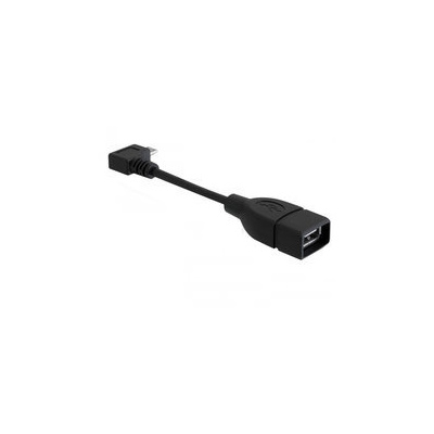 DeLock adaptér USB micro-B samec pravoúhlý > USB 2.0-A samice OTG 11cm 83104