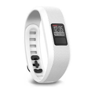 Garmin Vívofit3 White (vel. L) - monitorovací náramek/hodinky, bez nutnosti nabíjení - 010-01608-07