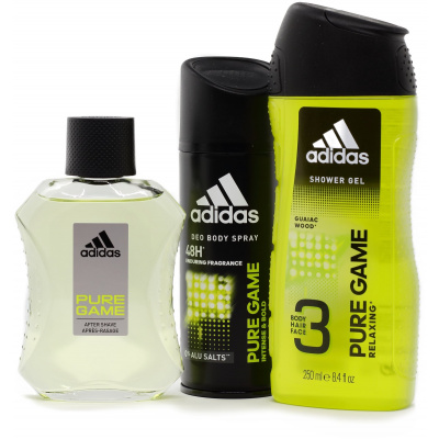 Dárková kosmetická sada ADIDAS Pure Game Set 500 ml (3616304174964)