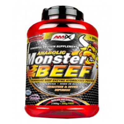 Amix Anabolic Monster Beef 1000 g, vanilka-limetka