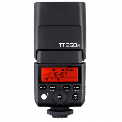 Externí speedlite blesk Godox TT350N pro Nikon , TTL , HSS s aplikací řízení blesků Godox