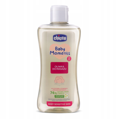 Chicco Dětský masážní olej 200 ml 0m+