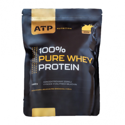 ATP 100% Pure Whey Protein Příchuť: jahoda, Velikost balení: 1000 Gramů