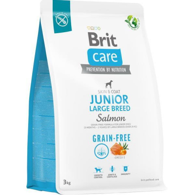 Brit Care Dog Grain-free Junior Large Breed Salmon Hm: 3,0 kg