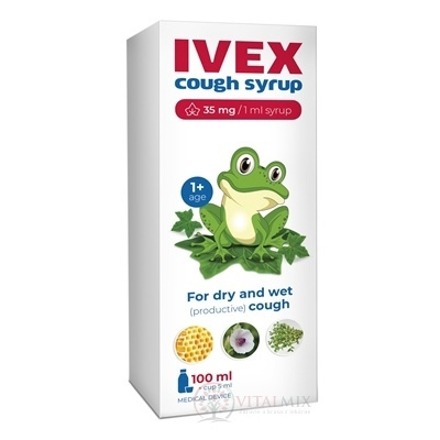 IVEX sirup na kašel na suchý a produktivní (od 1 roku) 100 ml