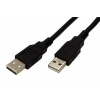 Kabel USB 2.0 A-A 4,5 m propojovací, černý