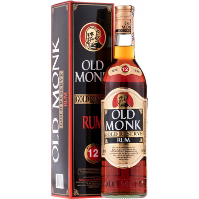 Old Monk Gold Reserve Rum 12y 0,7l 42,8% (karton)