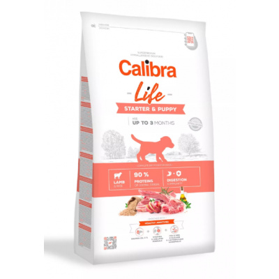 Calibra Dog Life Starter & Puppy Lamb 2x12kg