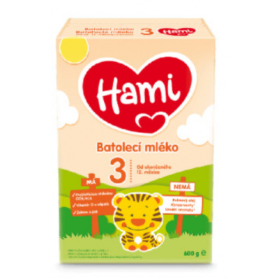 Hami 3 batolecí mléko 600g