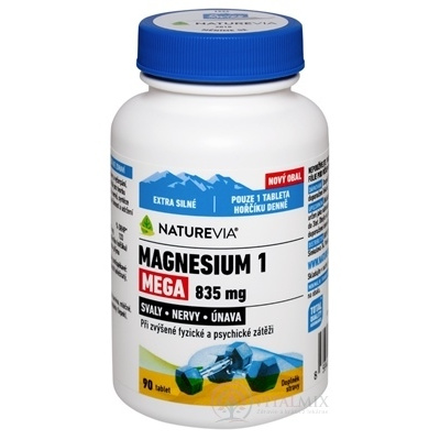 SWISS NATUREVIA MAGNESIUM 1 MEGA 835 mg tbl 90 ks