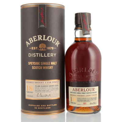 Aberlour 18 YO Double Sherry Cask Finish 43% 0,7l (tuba)