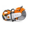 STIHL TS 420 (Moderní, lehká rozbrušovačka STIHL TS 420 o výkonu 3,2-kW. S rozbrušovacím kotoučem o průměru 350 mm pro řezání až do hloubky 125 mm. Antivibrační systém STIHL zaručuje dobré vedení rozb