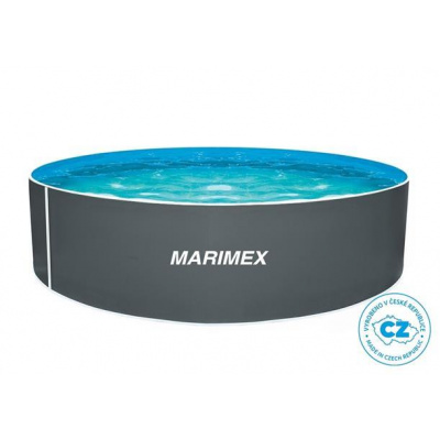 Bazén Marimex Orlando 3,66 x 0,91m ŠEDÝ + skimmer Olympic (bez hadic a schůdků) 10340217