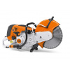 STIHL TS 700 (Mimořádně silná rozbrušovačka Stihl TS 700 o výkonu 5,0 kW (350 mm). Nejsilnější rozbrušovací stroj pro rozbrušovací kotouče o průměru 350 mm. Rozbrušovací stroj se dokonale hodí pro pou