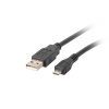 Lanberg CA-USBM-10CC-0018-BK Micro USB (M) na USB-A (M), 1,8m, černý