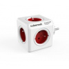 Cubenest PowerCube Original rozbočka-5ti zásuvka, červená 6974699971245