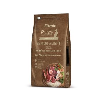Fitmin Dog Purity Rice Senior & Light Venison & Lamb 12 kg
