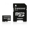 Transcend micro SDHC karta 8GB Class 10 + adaptér (TS8GUSDHC10)