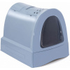 Argi IMAC Krytý kočičí záchod s výsuvnou zásuvkou pro stelivo modrý - 40x56x42,5 cm - Modrá