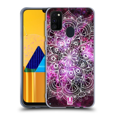 Silikonové pouzdro na mobil Samsung Galaxy M21 - Head Case - Mandala Doodle Nebula (Silikonový kryt, obal, pouzdro na mobilní telefon Samsung Galaxy M21 M215F Dual Sim s motivem Mandala Doodle Nebula)