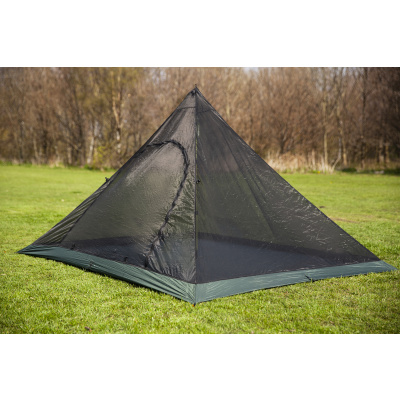 DD Hammocks Vnitřní stan Superlight Pyramid XL mesh tent 2 osoby oliva zelená