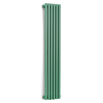 Blumfeldt Delgado, radiátor, 120 x 25 cm, 508 W, koupelnový radiátor, trubkový radiátor, teplovodní, 1/2" (HTR5-Delga120x45-grü)