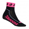 Ponožky SENSOR Race Lite Ručičky reflex růžová S (3-5 UK)