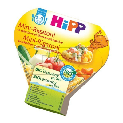 HiPP TĚSTOVINY BIO Mini-Rigatoni se zeleninou 250 g