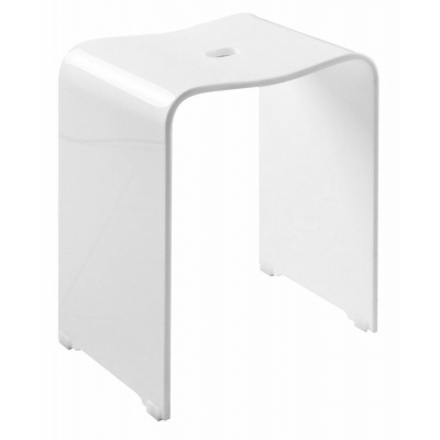 Ridder TRENDY koupelnová stolička 40x48x27,5cm, bílá mat - A211101