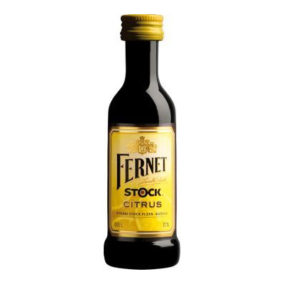 Fernet Stock citrus 27% 0,05 l (holá láhev)