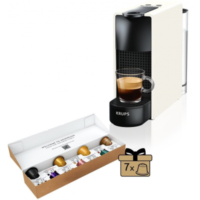 Kávovar na kapsle NESPRESSO KRUPS Essenza Mini Pure White XN1101 (XN1101)