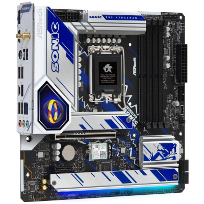 ASRock B760M PG SONIC WIFI / Intel B760 / LGA1700 / 4x DDR5 / 3x M.2 / HDMI / DP / USB-C / WiFi / mATX, B760M PG SONIC WIFI