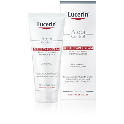 Eucerin Tělový krém pro suchou a atopickou pokožku AtopiControl (Acute Care Cream) Objem: 100 ml