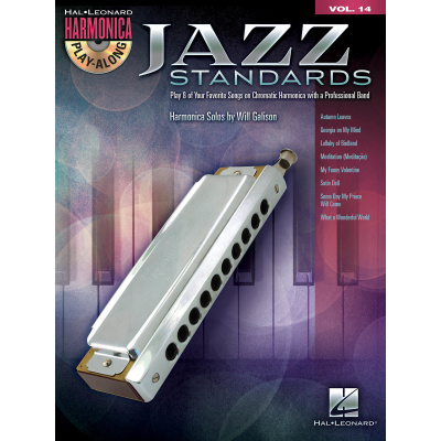 Jazz Standards - Harmonica Play-Along Volume 14 (Chromatic Harmonica) - noty pro foukac harmoniku 974153