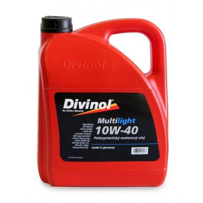 Motorový olej Divinol Multilight 10w40 5L DIVINOL 49610-K007