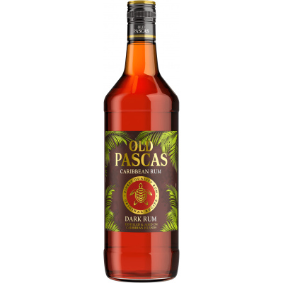 Old Pascas Dark Rum 1l 37,5% (holá láhev)