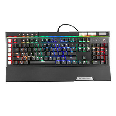Marvo KG965G černá / mechanická klávesnice / USB / RGB / US layout / Blue switche / 1.6m (KG965G PRO)