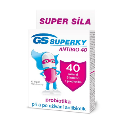 GS Superky Antibio 40, 10 kapslí
