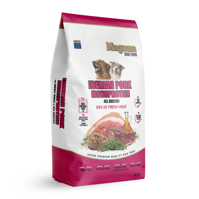 Magnum Iberian Pork & Monoprotein All Breed balení: 3kg výhodně 24kg balení!