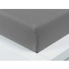 XPOSE® Jersey prostěradlo Exclusive - tmavě šedé 180x200 cm, Jersey