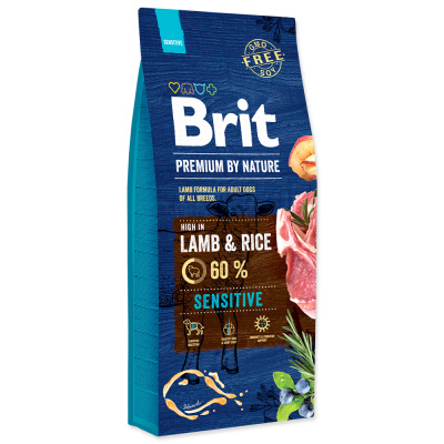 2ks BRIT Premium by Nature Sensitive Lamb 15kg