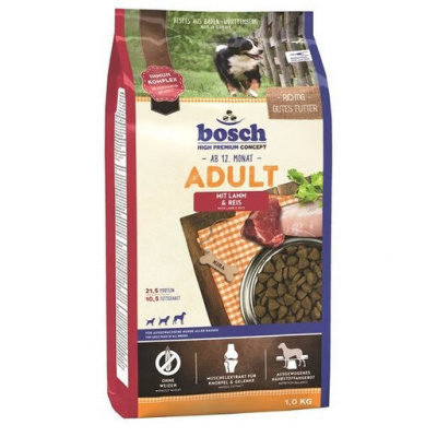 Bosch PetFood Bosch Adult Mit Lamm & Reis granule pro dospělé psy s jehněčím masem a rýží 1 kg
