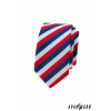 Avantgard Kravata Slim trikolóra Bílá/červená/modrá 571 111218 Velikost: šířka 5 cm