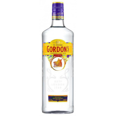 Gin Gordons London Dry 37,5% 1 l (holá láhev)