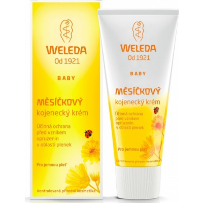 Weleda Měsíčkový kojenecký krém na opruzeniny 75 ml