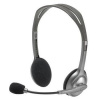 LOGITECH Stereo Headset H111, 981-000593, šedý (gray)